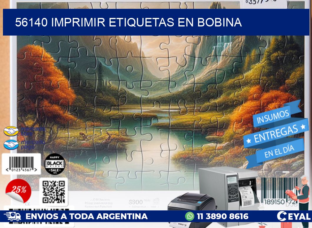 56140 imprimir etiquetas en bobina