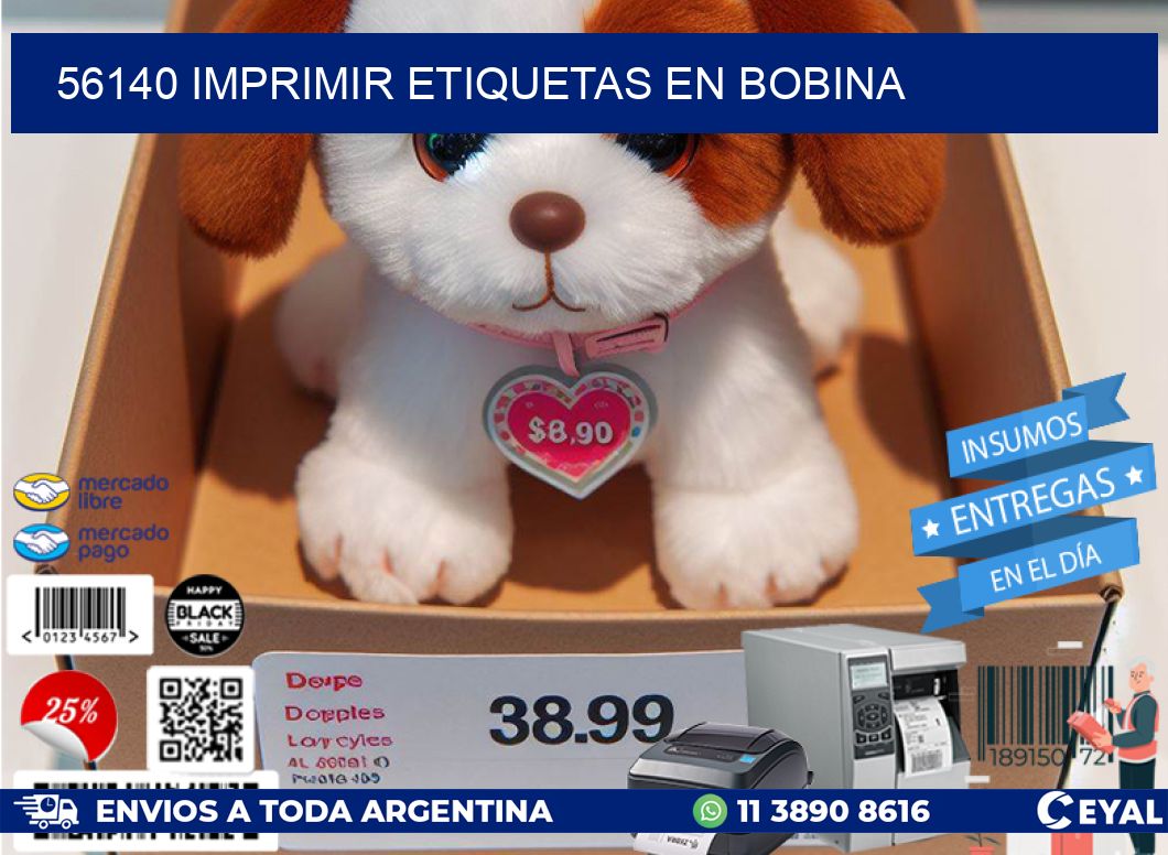 56140 imprimir etiquetas en bobina