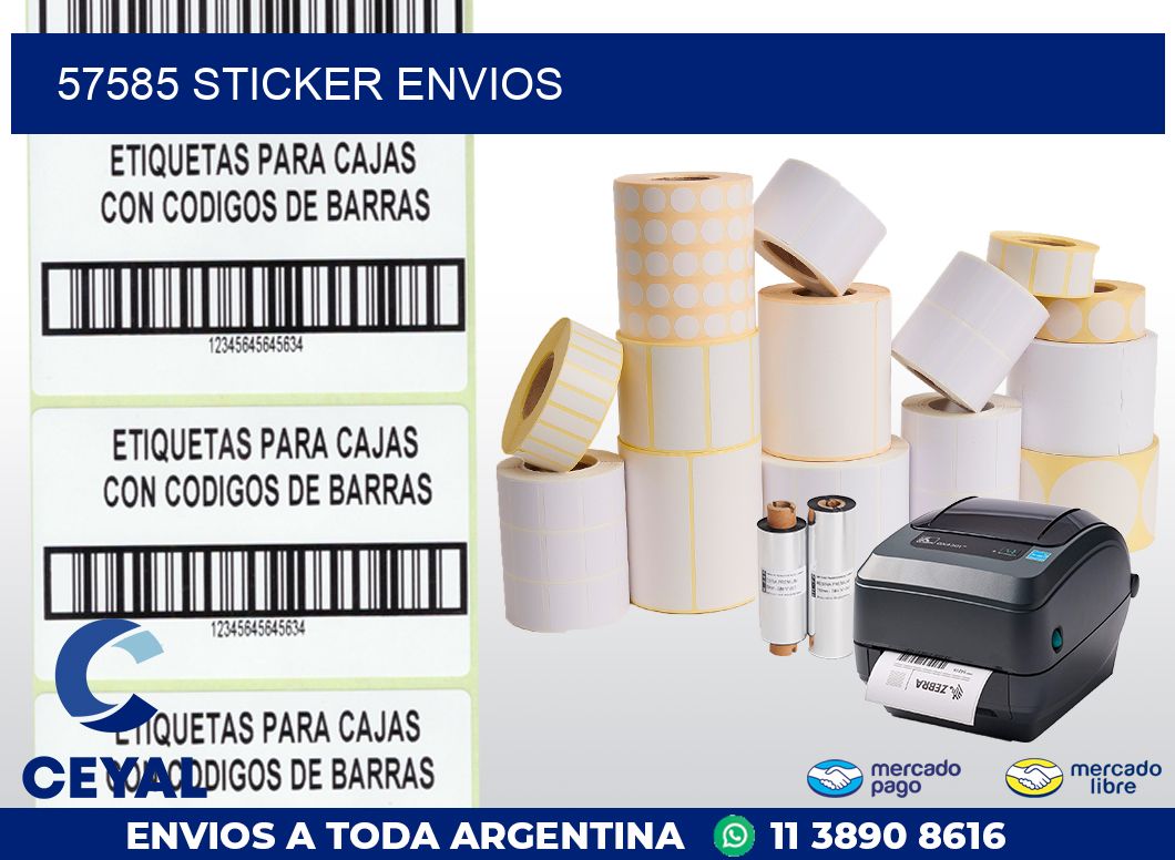 57585 STICKER ENVIOS