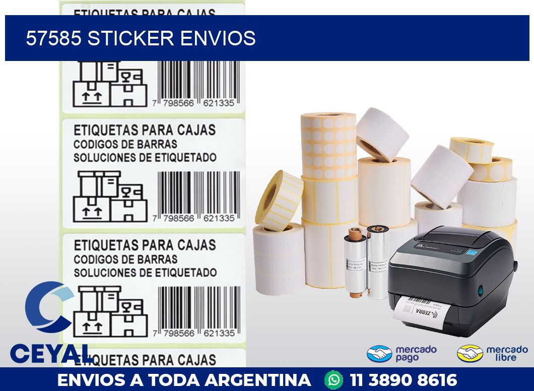 57585 STICKER ENVIOS