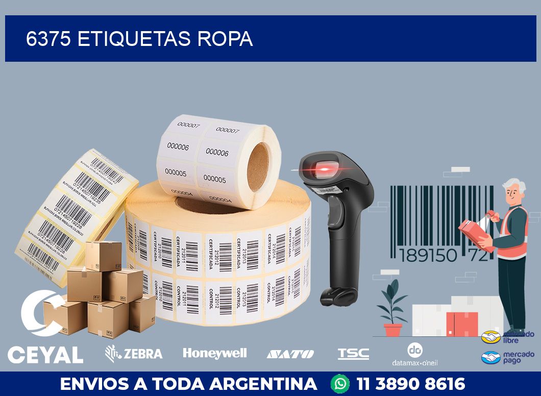 6375 ETIQUETAS ROPA