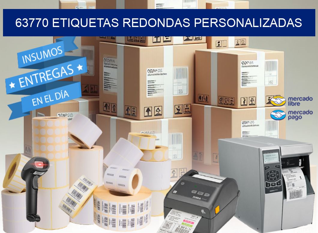 63770 ETIQUETAS REDONDAS PERSONALIZADAS