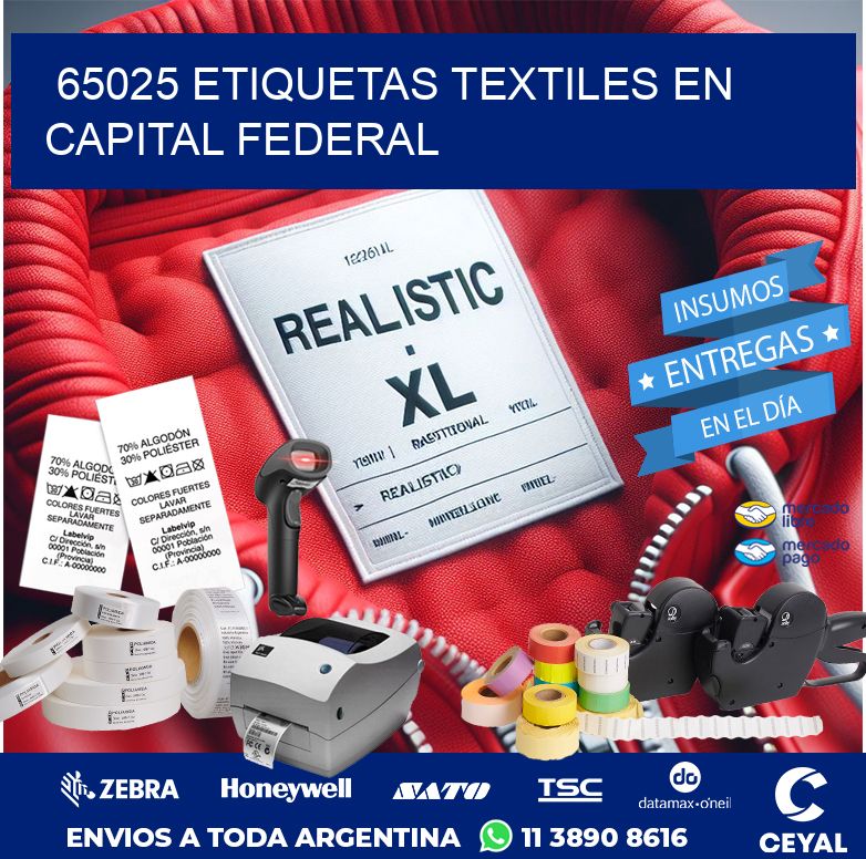 65025 ETIQUETAS TEXTILES EN CAPITAL FEDERAL