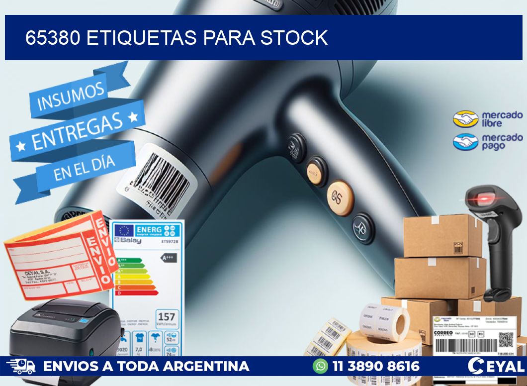65380 ETIQUETAS PARA STOCK