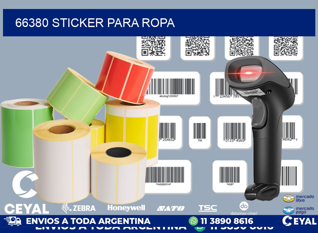 66380 STICKER PARA ROPA