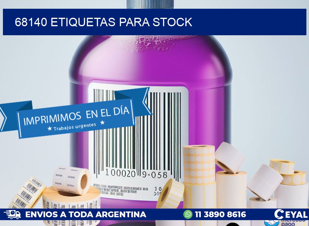 68140 ETIQUETAS PARA STOCK