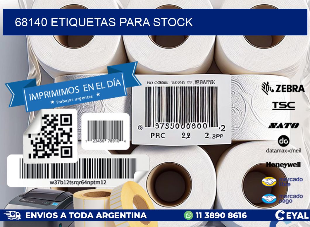 68140 ETIQUETAS PARA STOCK