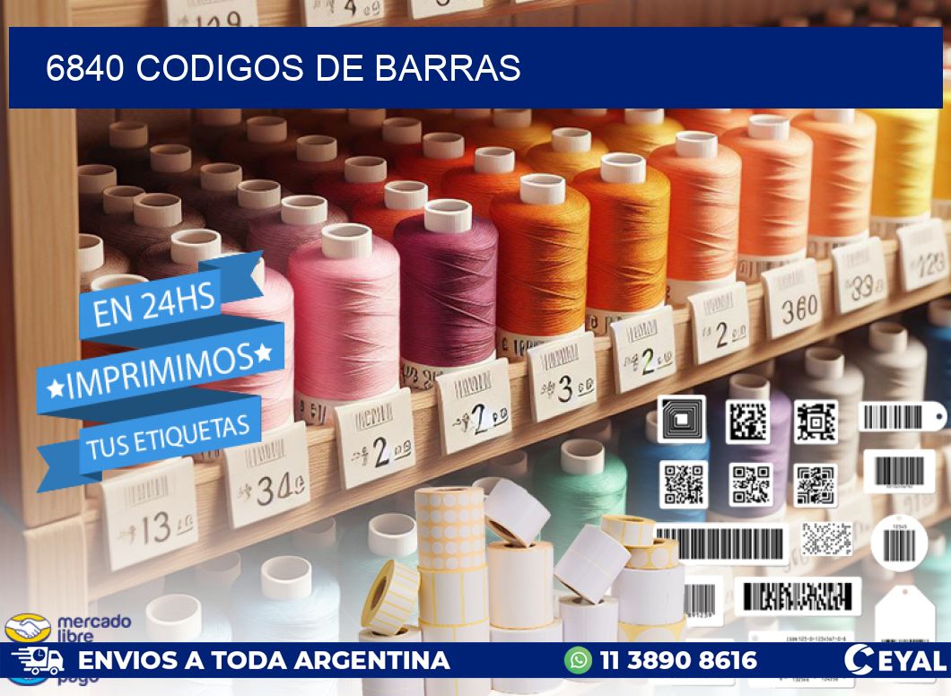 6840 codigos de barras