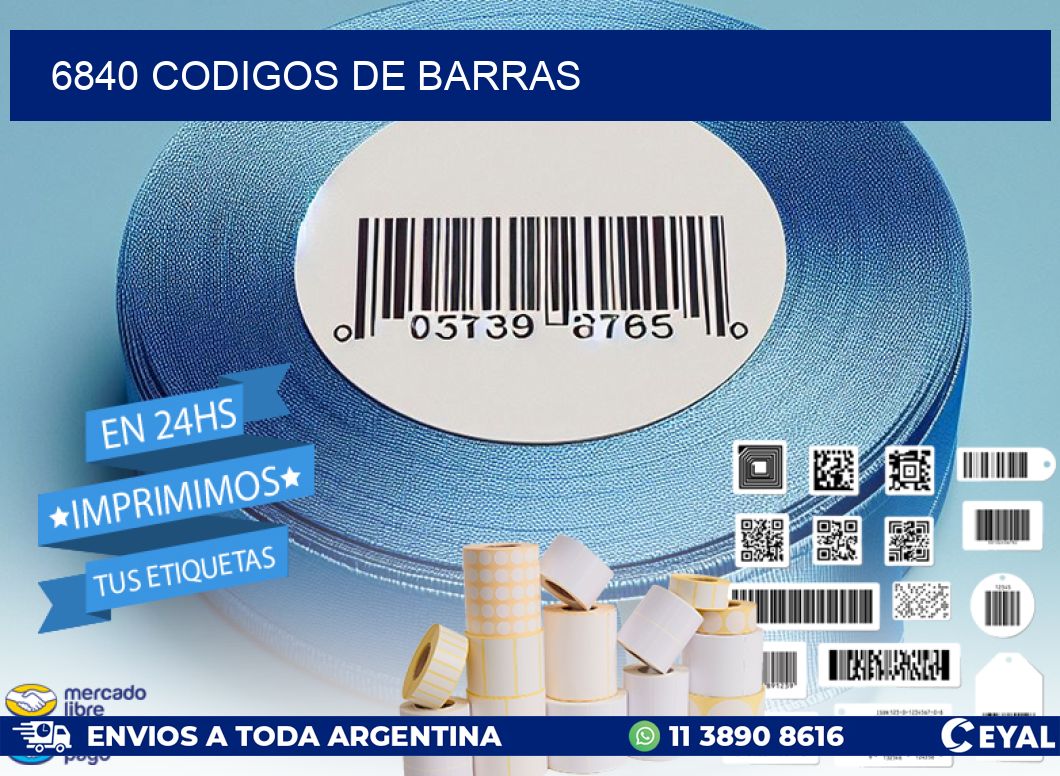 6840 codigos de barras