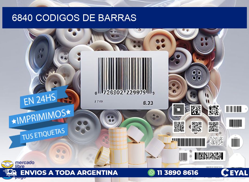 6840 codigos de barras