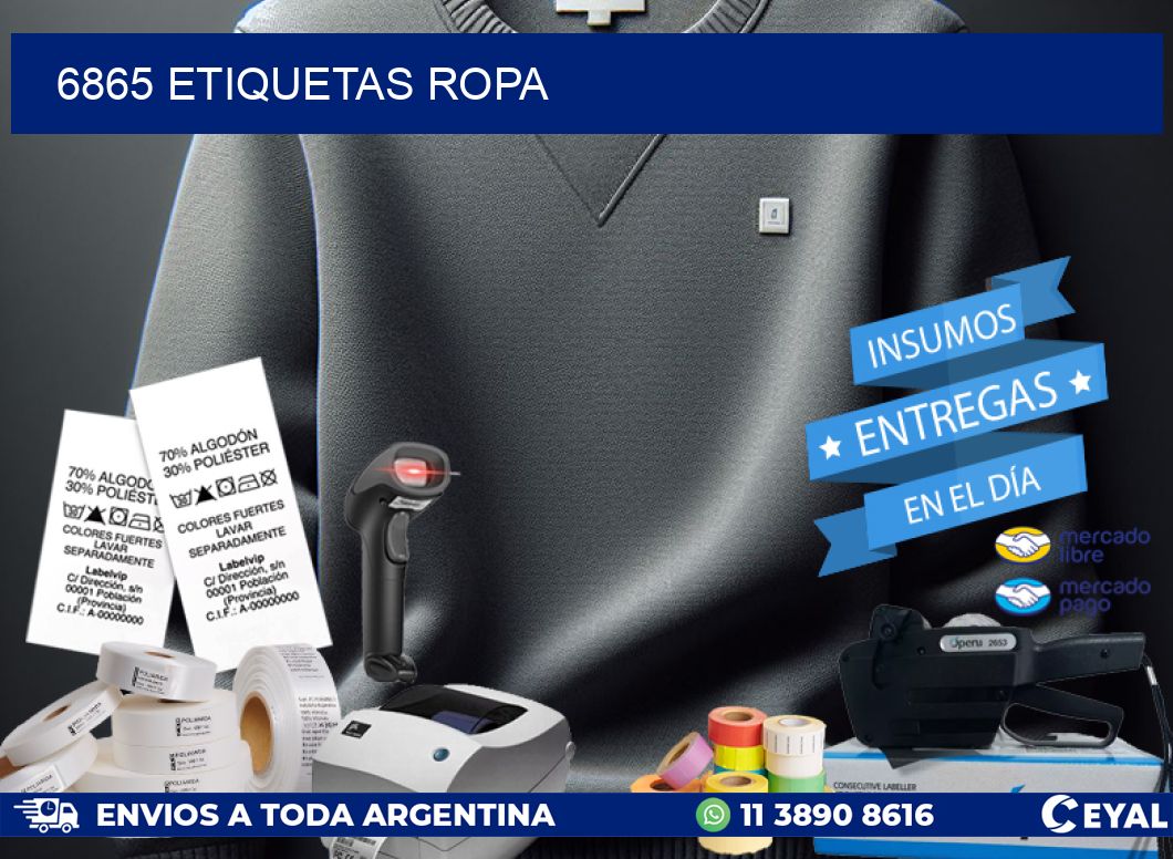 6865 ETIQUETAS ROPA