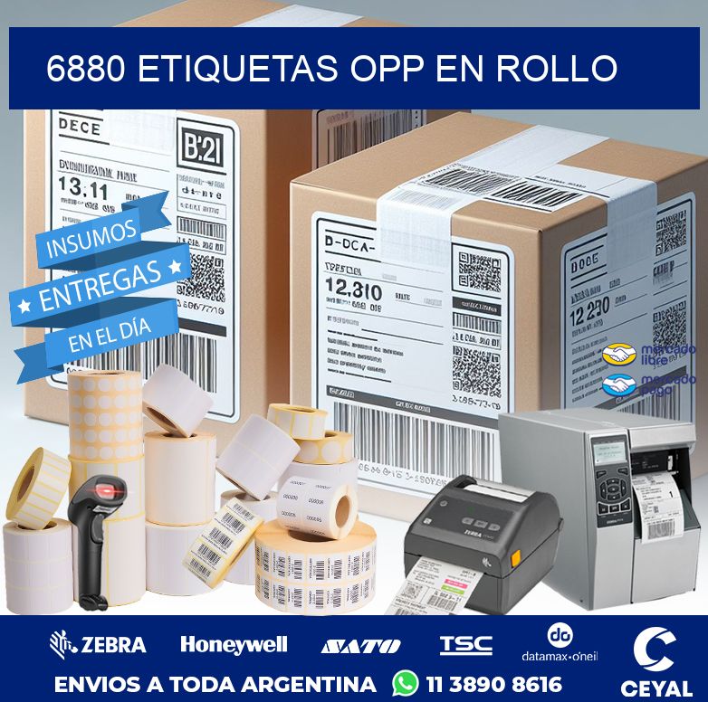 6880 ETIQUETAS OPP EN ROLLO