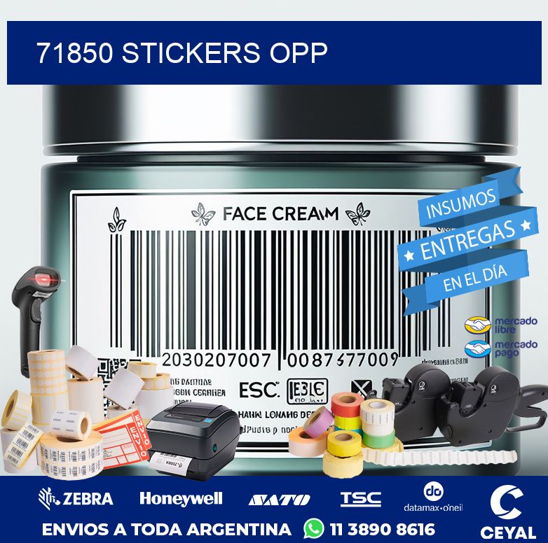 71850 STICKERS OPP