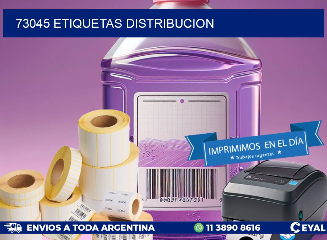 73045 etiquetas distribucion