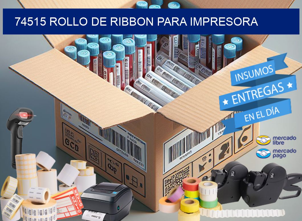 74515 ROLLO DE RIBBON PARA IMPRESORA
