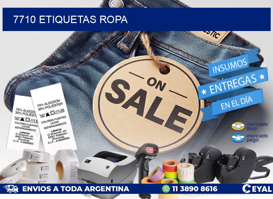 7710 ETIQUETAS ROPA