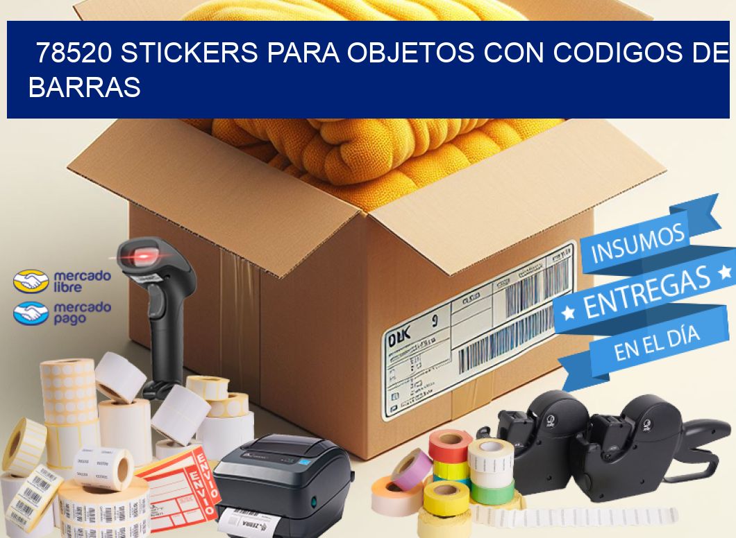 78520 STICKERS PARA OBJETOS CON CODIGOS DE BARRAS