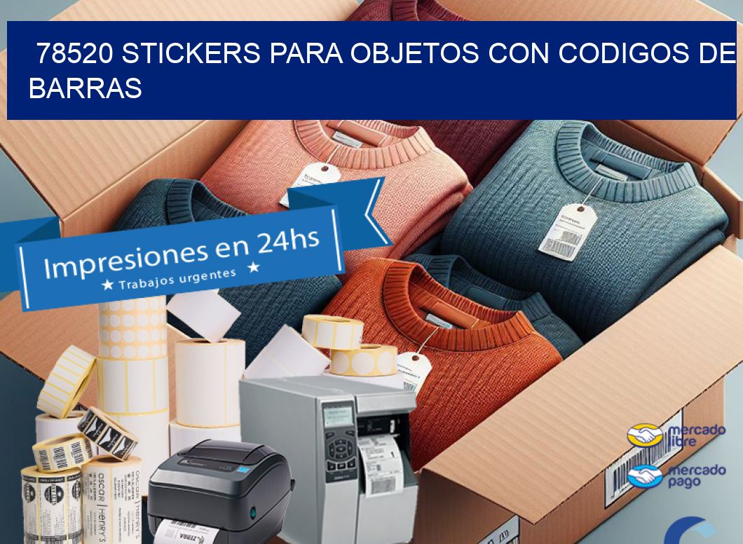 78520 STICKERS PARA OBJETOS CON CODIGOS DE BARRAS