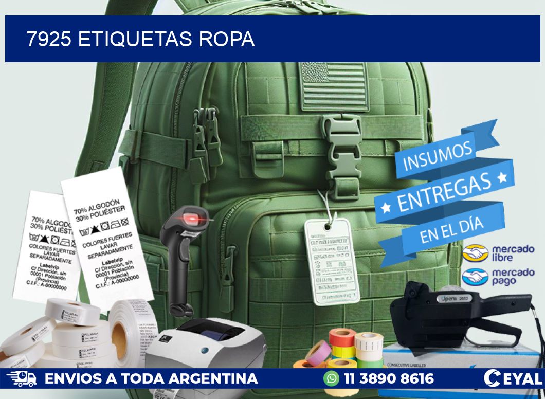 7925 ETIQUETAS ROPA