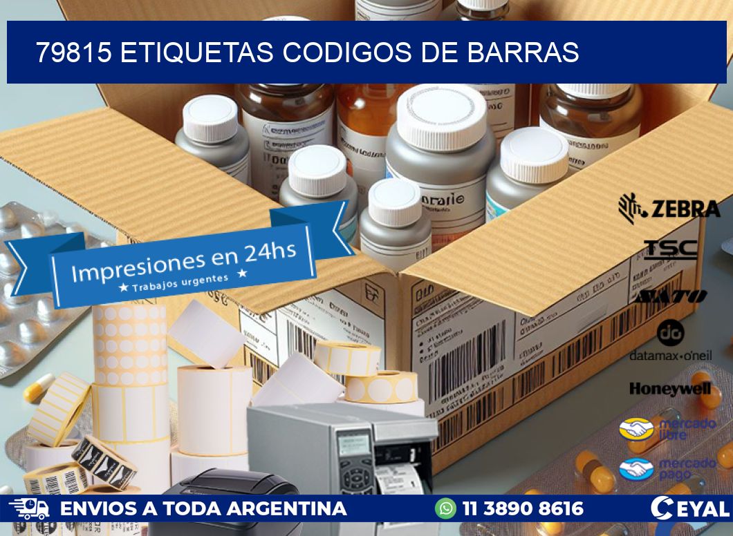 79815 etiquetas codigos de barras