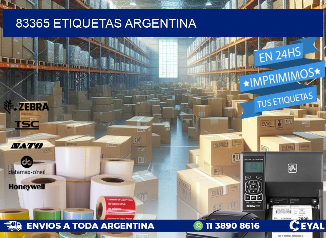 83365 ETIQUETAS ARGENTINA
