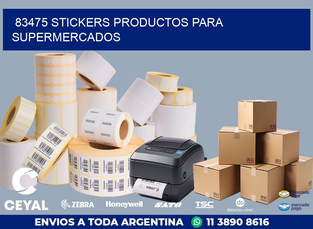 83475 STICKERS PRODUCTOS PARA SUPERMERCADOS