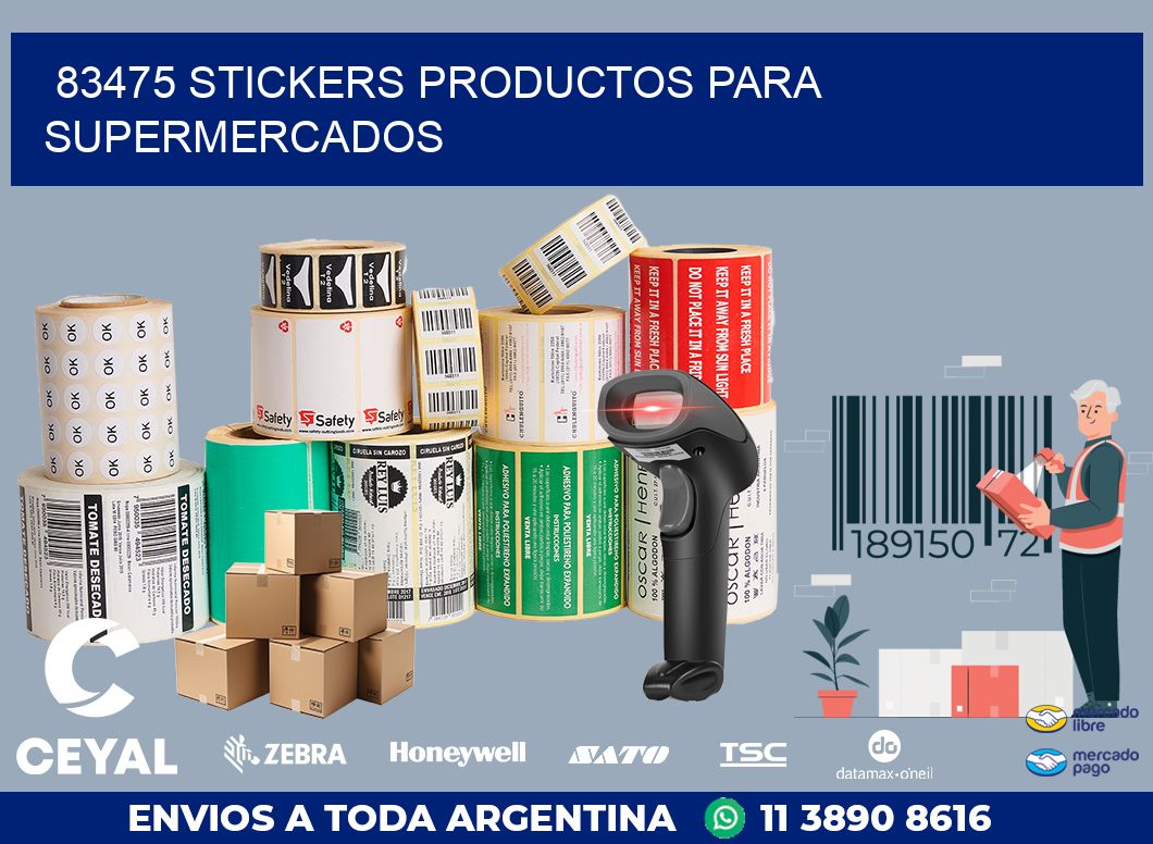 83475 STICKERS PRODUCTOS PARA SUPERMERCADOS