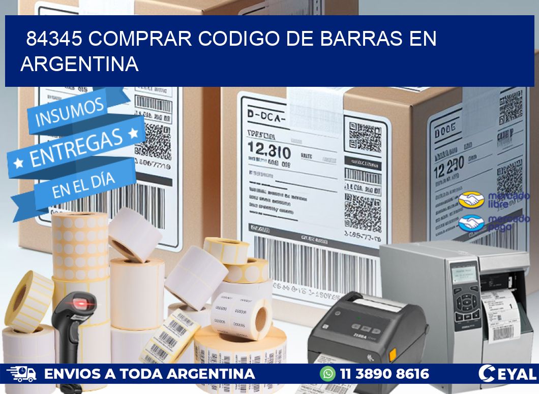 84345 Comprar Codigo de Barras en Argentina