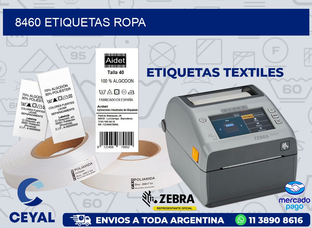 8460 ETIQUETAS ROPA