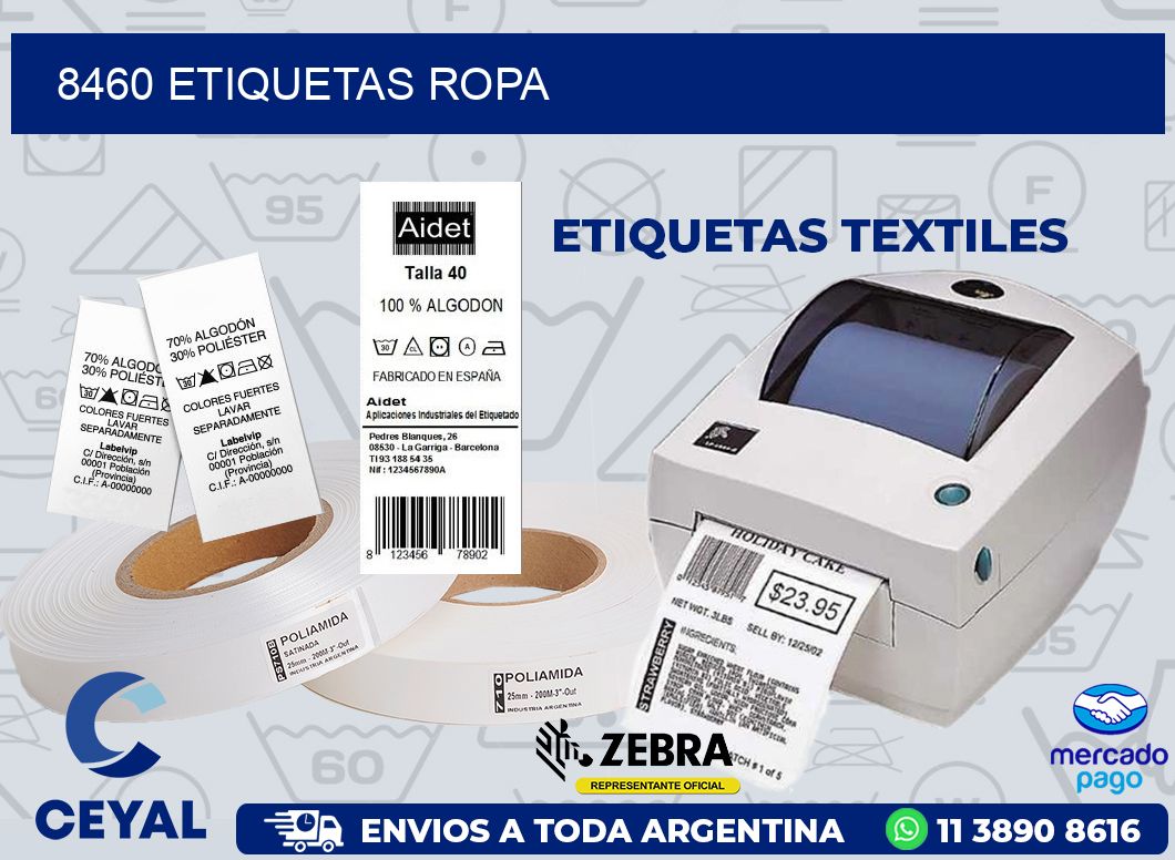 8460 ETIQUETAS ROPA
