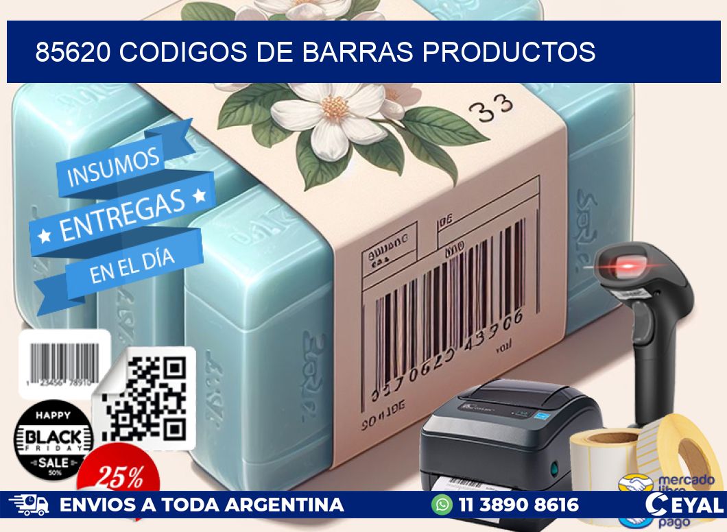 85620 codigos de barras productos