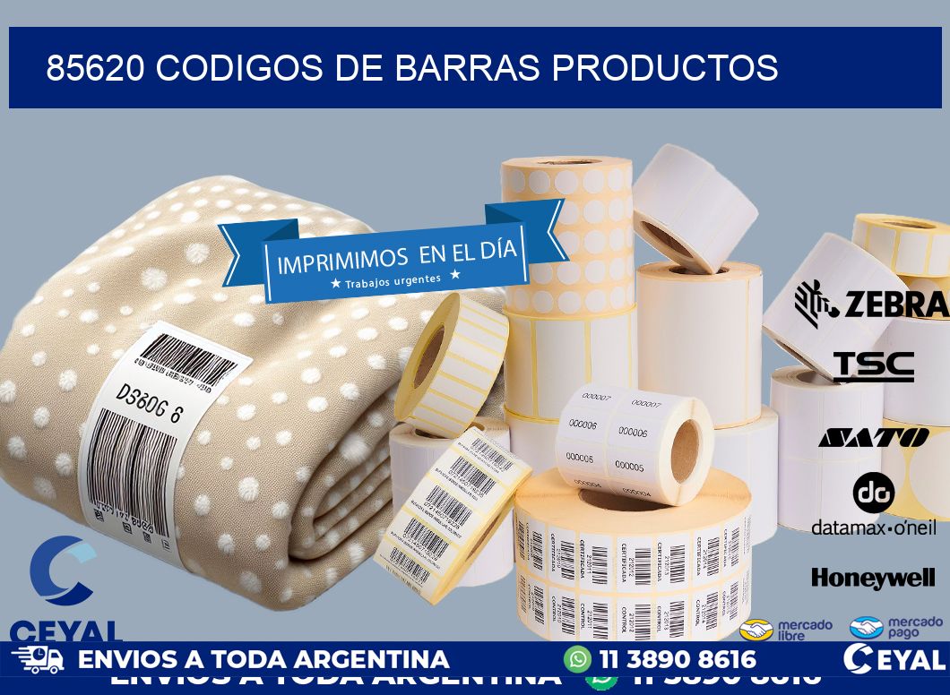 85620 codigos de barras productos