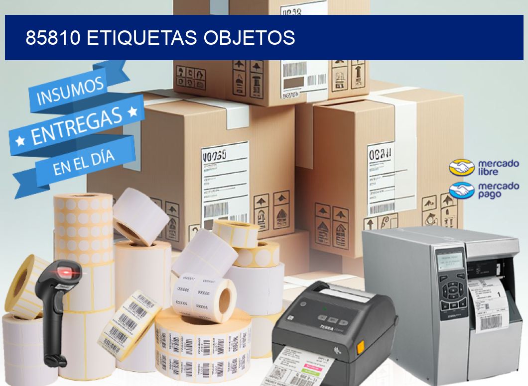 85810 etiquetas objetos