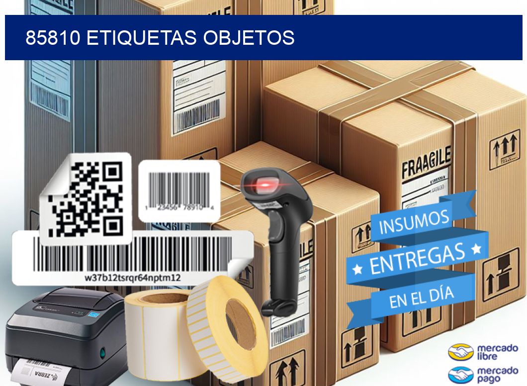 85810 etiquetas objetos