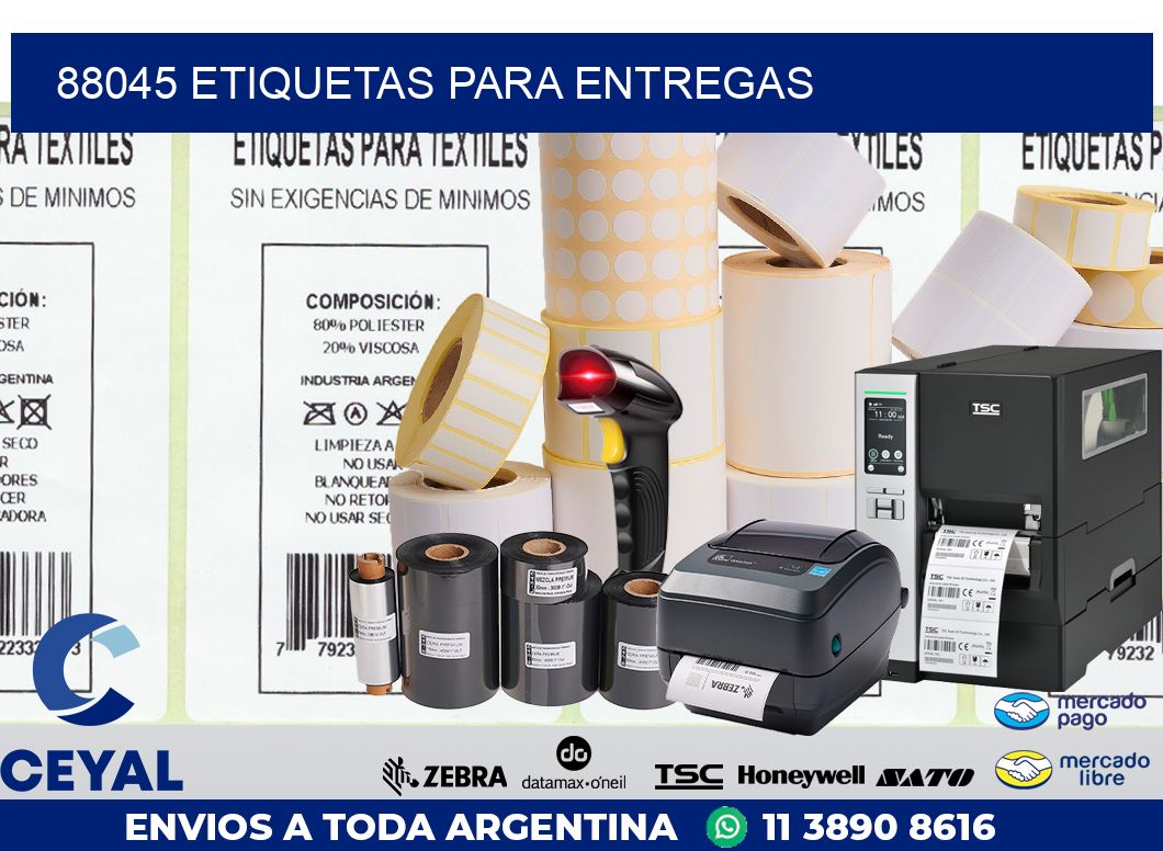 88045 ETIQUETAS PARA ENTREGAS