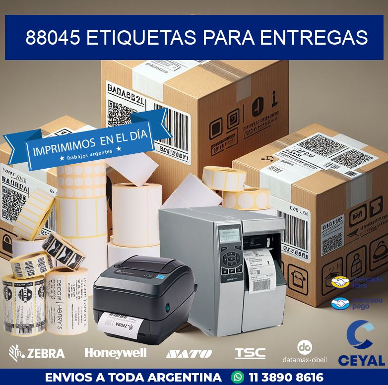 88045 ETIQUETAS PARA ENTREGAS