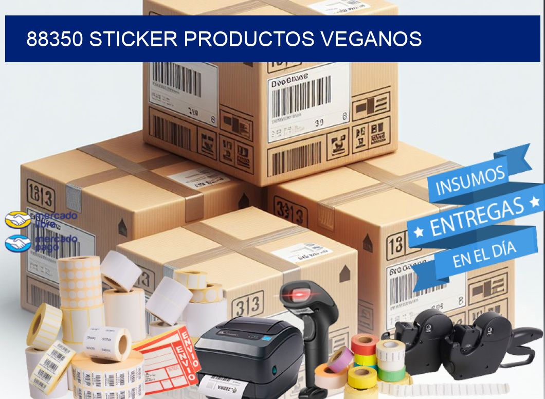 88350 STICKER PRODUCTOS VEGANOS