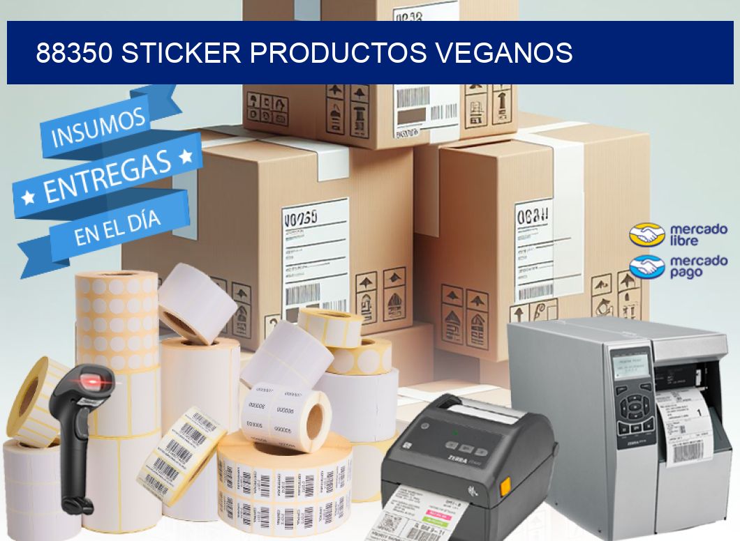 88350 STICKER PRODUCTOS VEGANOS