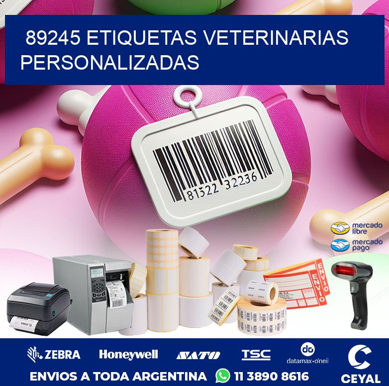 89245 ETIQUETAS VETERINARIAS PERSONALIZADAS