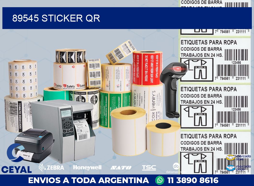 89545 Sticker QR