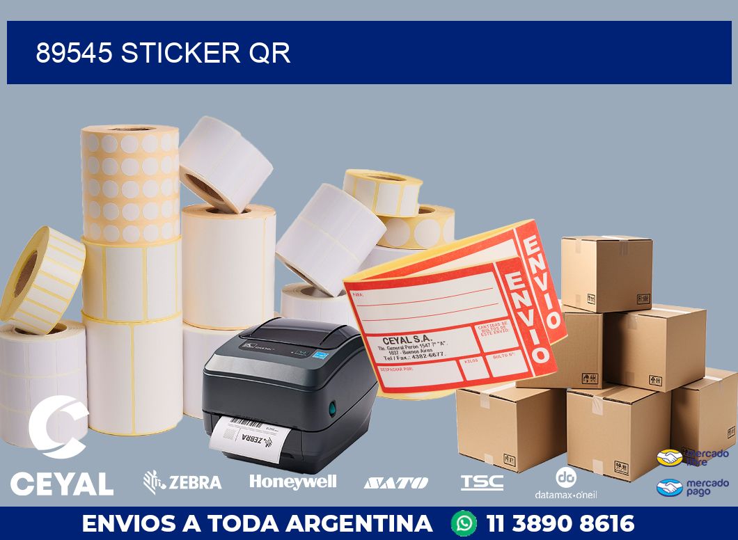 89545 Sticker QR