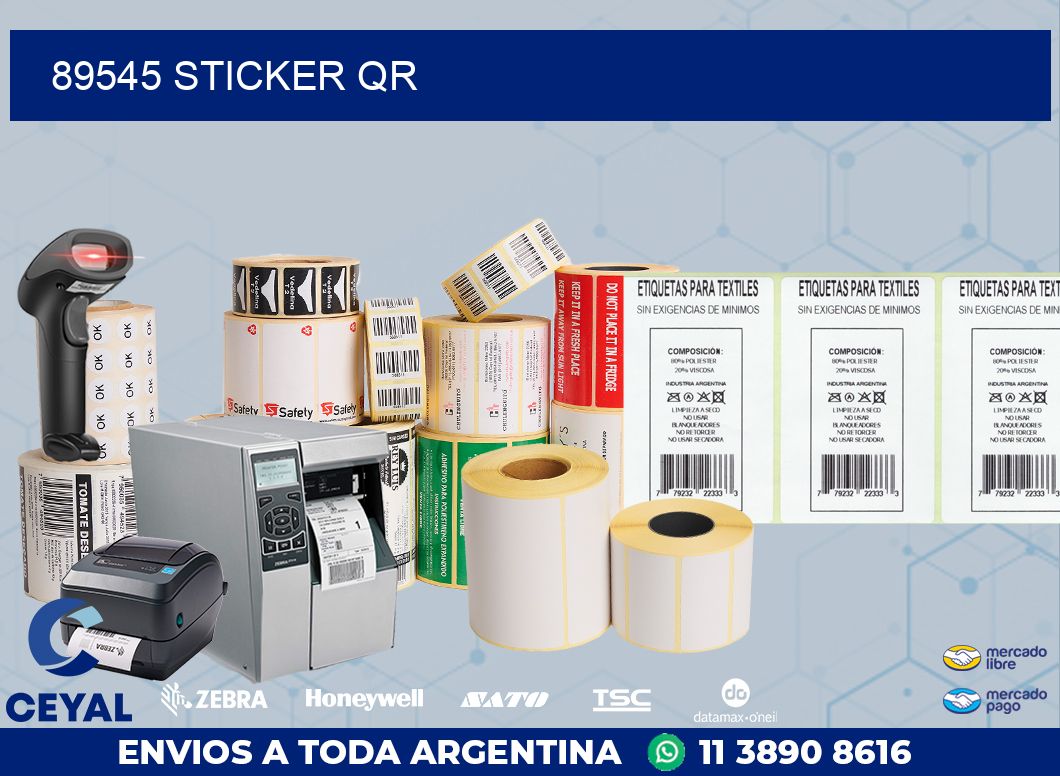 89545 Sticker QR