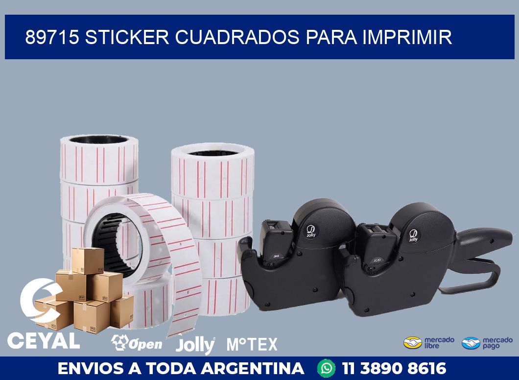 89715 STICKER CUADRADOS PARA IMPRIMIR