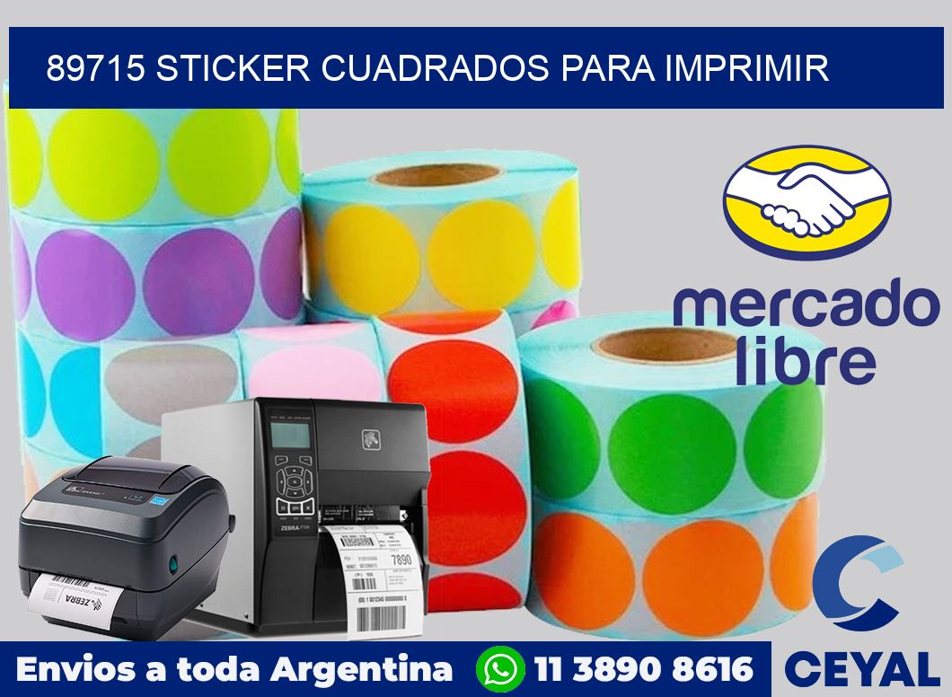 89715 STICKER CUADRADOS PARA IMPRIMIR