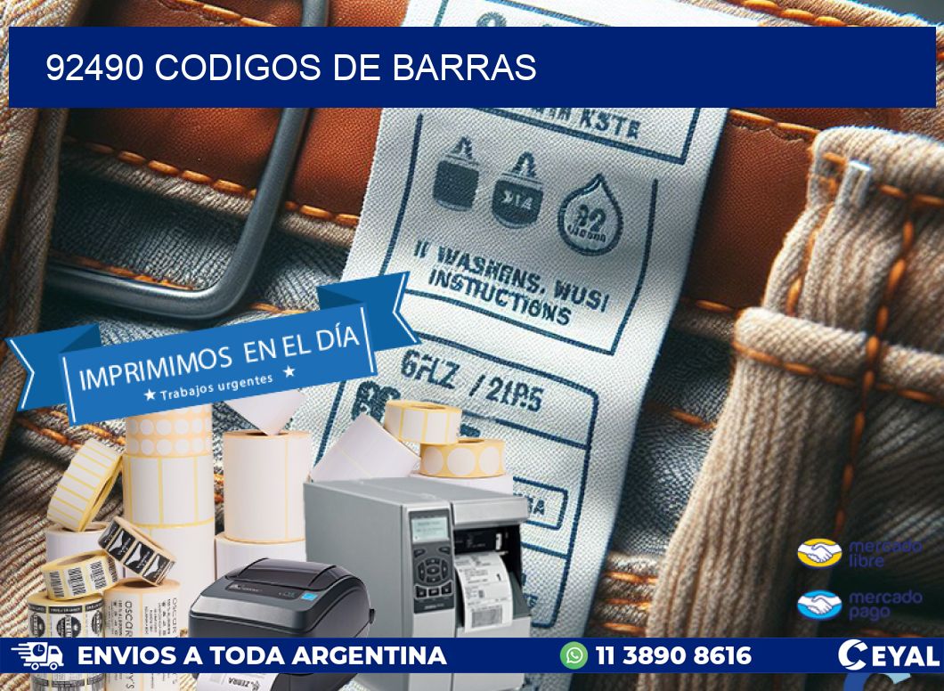 92490 codigos de barras