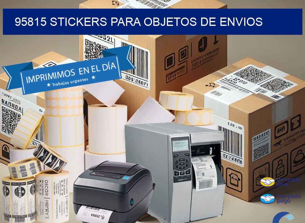 95815 STICKERS PARA OBJETOS DE ENVIOS