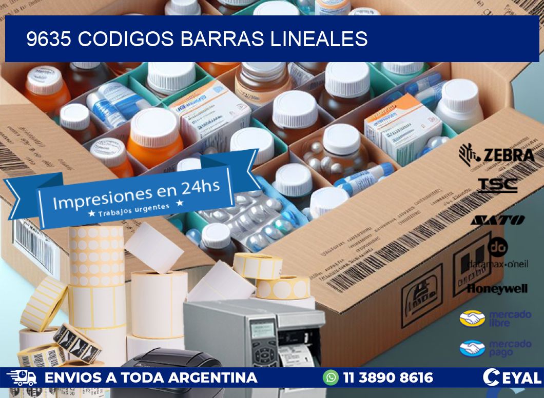 9635 CODIGOS BARRAS LINEALES