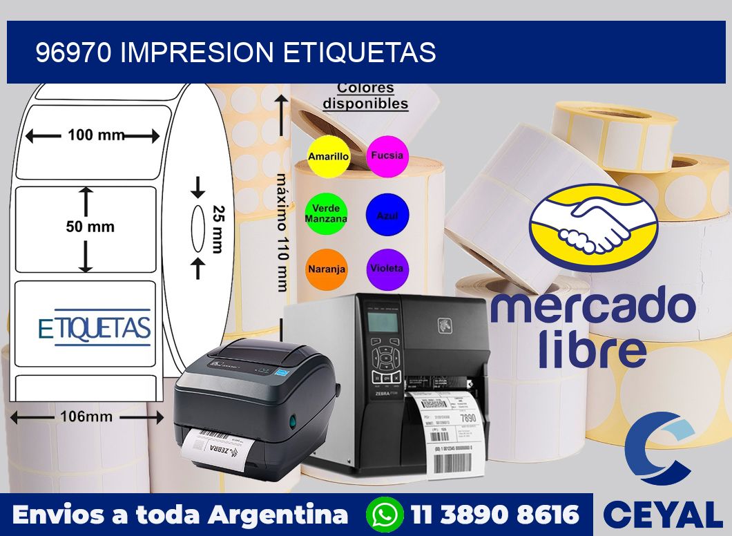 96970 IMPRESION ETIQUETAS
