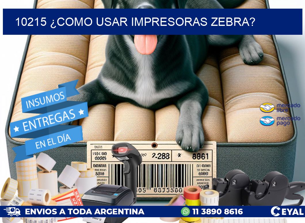 10215 ¿COMO USAR IMPRESORAS ZEBRA?