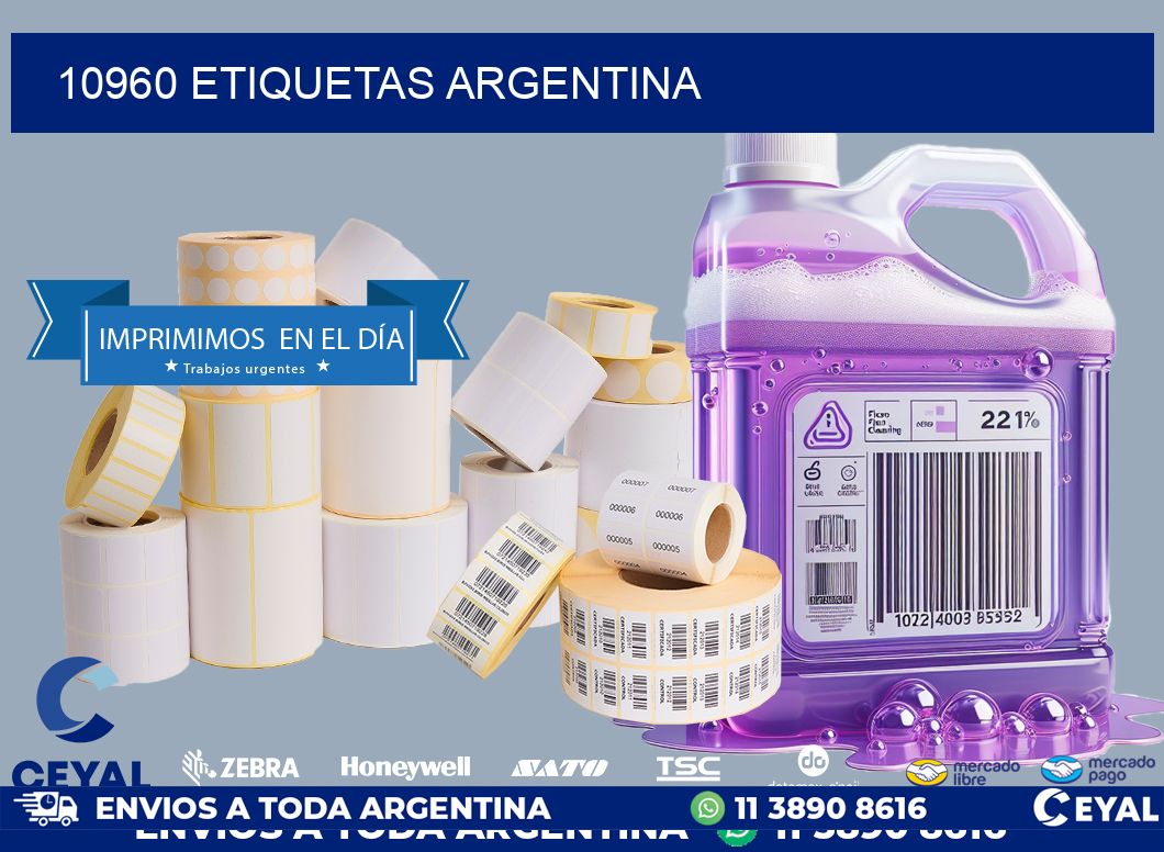 10960 ETIQUETAS ARGENTINA